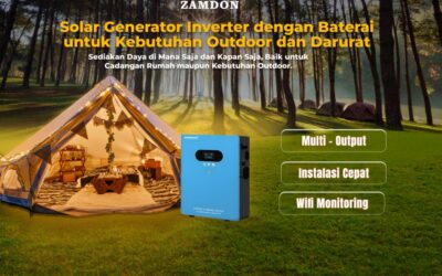 Solar generator inverter dengan Baterai untuk Kebutuhan Outdoor dan Darurat